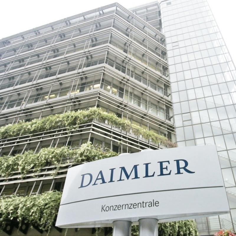 Tá sé beartaithe ag Daimler trucailí breosla hidrigine a sheoladh san India