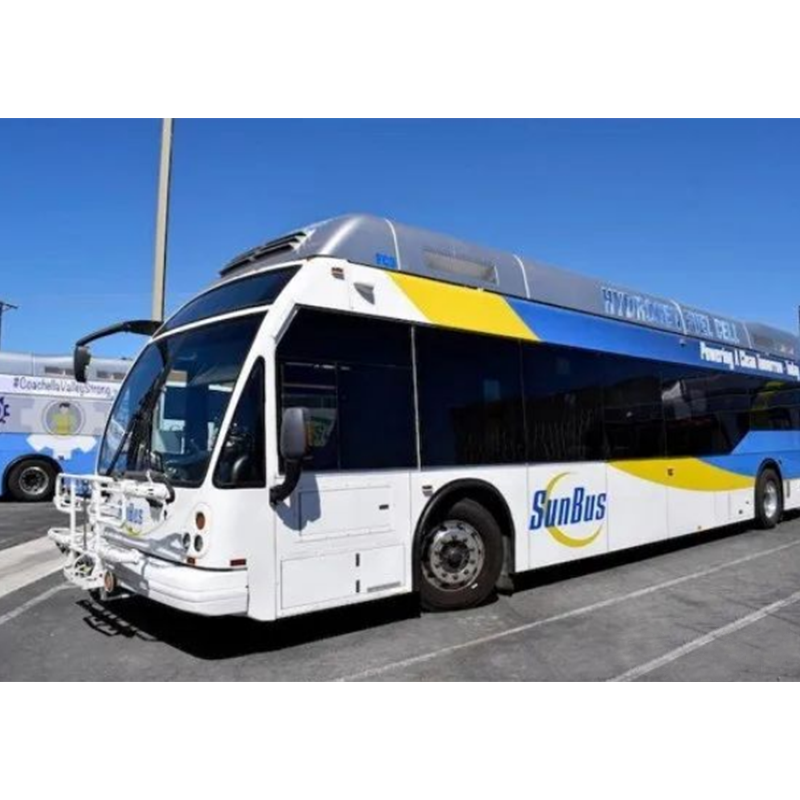 Stoptar síos ar feadh 3 mhí! Thit bus hidrigine i gCalifornia mar gheall ar fhadhbanna le stáisiún athbhreoslaithe Nel