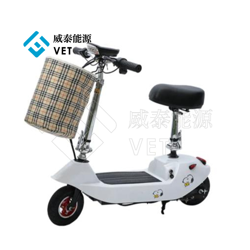 Scooter leictreach cille breosla faoi thiomáint hidrigine