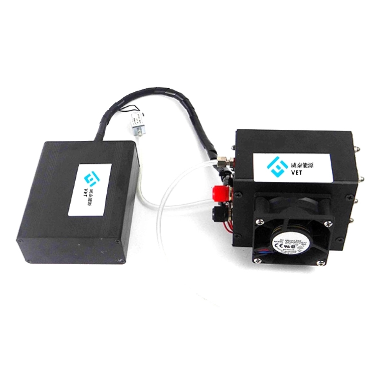 Stack Pemfc UAV Inaistrithe 200w Ceall breosla hidrigine dépholach miotail ardéifeachtúlachta 15v